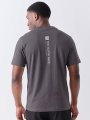 The North Face Grey Vertical Back Graphic T-Shirt - Image 1 of 5