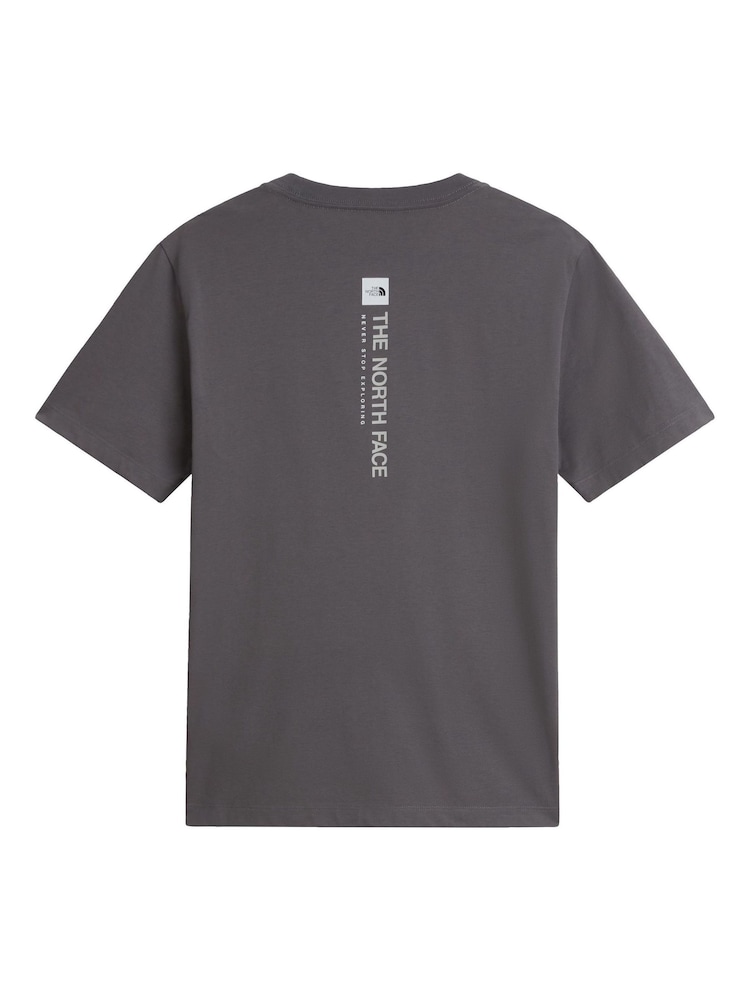 The North Face Grey Vertical Back Graphic T-Shirt - Image 5 of 5