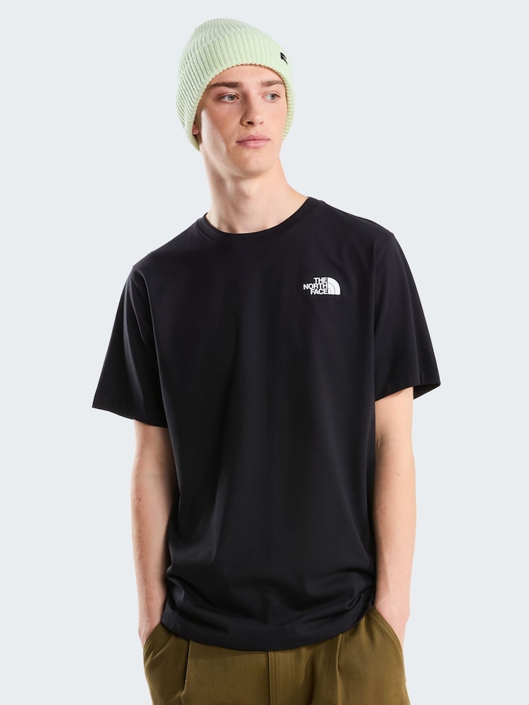 The North Face Black Vertical Back Graphic T-Shirt - Image 2 of 5