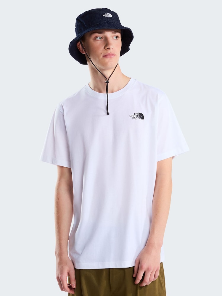 The North Face White Vertical Back Graphic T-Shirt - Image 2 of 5