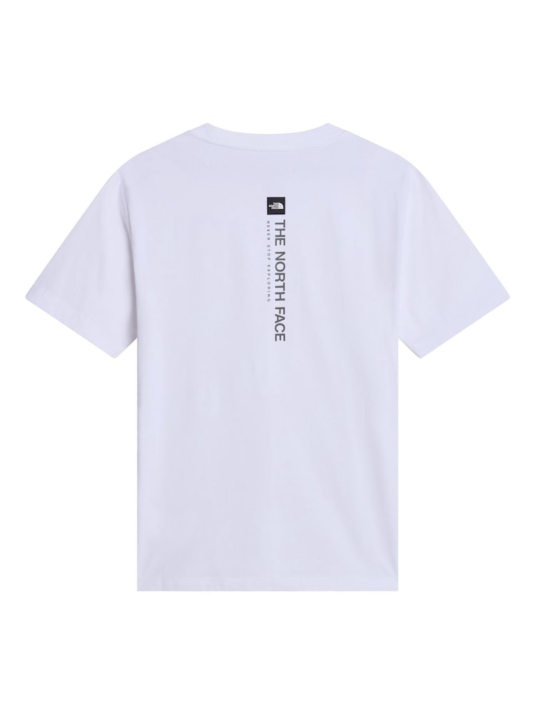 The North Face White Vertical Back Graphic T-Shirt - Image 5 of 5