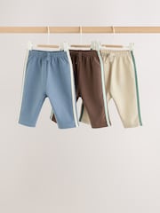 Azul/Verde - Pack de 3 pantalones de chándal de pernera recta para bebé (0 meses - 2 años) - Imagen 1 de 10