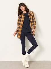 FatFace 2 Pack Meribel Black/Navy Leggings - Image 7 of 8