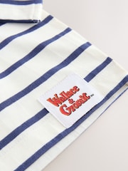 White Stripe Long Sleeve Wallace & Gromit T-Shirt (3mths-8yrs) - Image 4 of 7