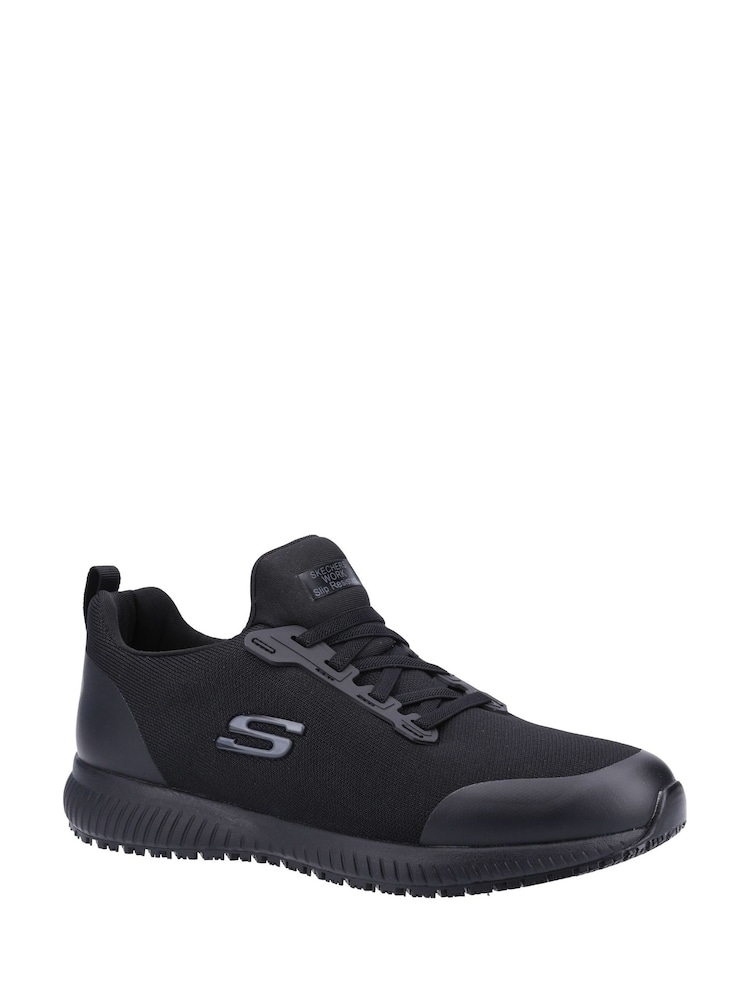 Skechers Black Squad SR Myton Occupational Shoes - Image 1 of 4 Skechers Black Squad SR Myton Occupational Shoes - Image 1 of 4