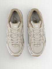 New Balance Taupe Brown Kids 740 Bungee Lace Trainers - Image 5 of 6