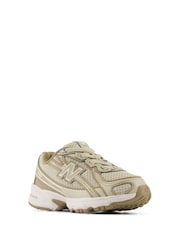 New Balance Taupe Brown Infant 740 Bungee Lace Trainers - Image 4 of 8