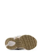 New Balance Taupe Brown Infant 740 Bungee Lace Trainers - Image 8 of 8