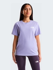 The North Face Purple Teen Evolution Box NSE Back Graphic T-Shirt - Image 1 of 5