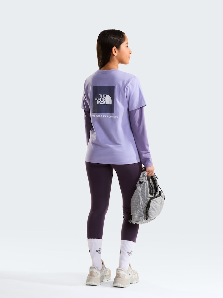 The North Face Purple Teen Evolution Box NSE Back Graphic T-Shirt - Image 2 of 5