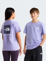 The North Face Purple Teen Evolution Box NSE Back Graphic T-Shirt - Image 3 of 5