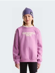 The North Face Purple Teen Chalbi Relaxed Sweat Top - Image 1 of 5