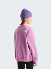 The North Face Purple Teen Chalbi Relaxed Sweat Top - Image 2 of 5