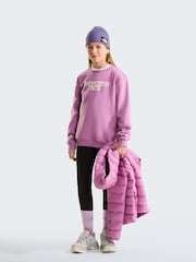 The North Face Purple Teen Chalbi Relaxed Sweat Top - Image 3 of 5