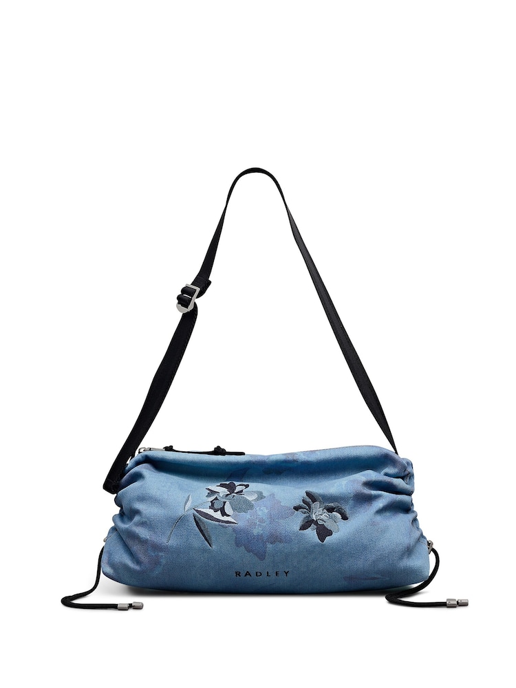 Radley תיק קטן עם רצועה צולבת מבד ג'ינס, דגם Eden Row - תמונה 2 מתוך 6 Radley תיק קטן עם רצועה צולבת מבד ג'ינס, דגם Eden Row - תמונה 2 מתוך 6