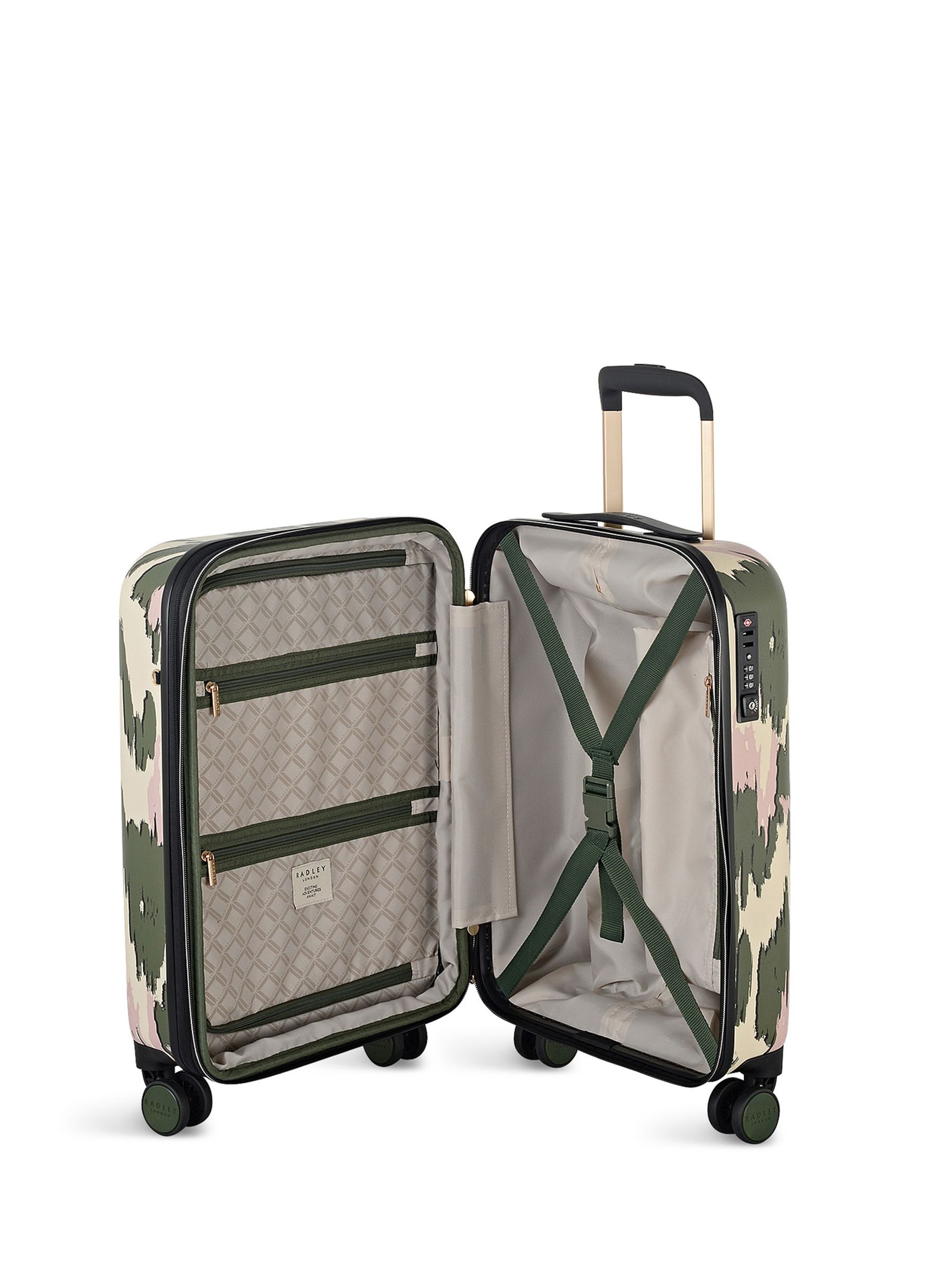 Buy Radley Green Abstract Animal Carry On 4 Wheel Suitcase from