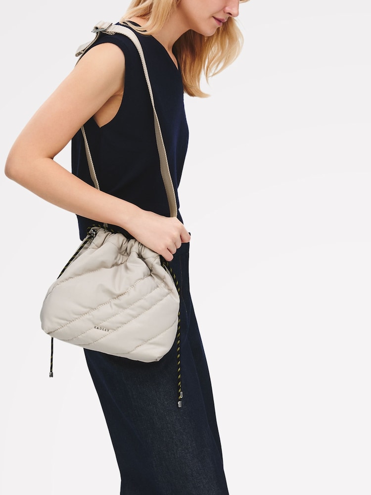 Radley Grey Eden Row Medium Cross Body Bag - Image 5 of 5 Radley Grey Eden Row Medium Cross Body Bag - Image 5 of 5
