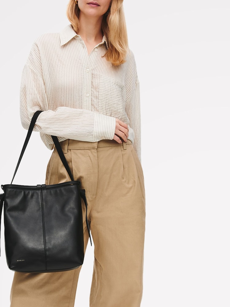 Radley Black The Connaught Medium Shoulder Bag - Image 1 of 6 Radley Black The Connaught Medium Shoulder Bag - Image 1 of 6