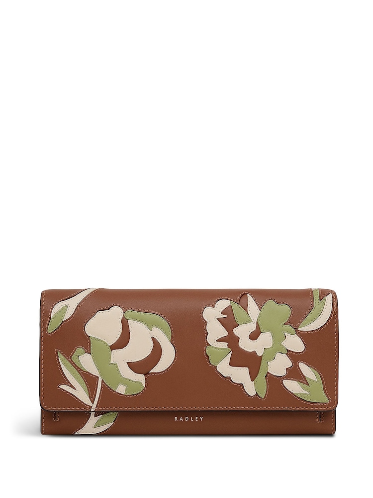 Radley Brown Floral Wallet - Image 1 of 4