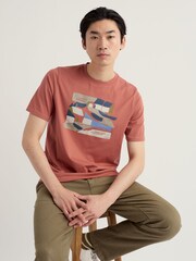 Seasalt Cornwall Red Midwatch T-Shirt - Image 1 of 5