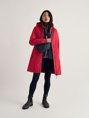 Seasalt Cornwall Pink Petite Coverack Waterproof Coat - Image 2 of 5