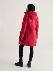 Seasalt Cornwall Pink Petite Coverack Waterproof Coat - Image 3 of 5