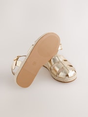 Gold Standard Fit (F) Wedge Fisherman Sandals - Image 3 of 5