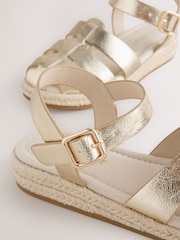 Gold Standard Fit (F) Wedge Fisherman Sandals - Image 5 of 5