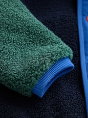 Multi Bright Colourblock Hooded Fleece (3mths-7yrs) - Image 5 of 5