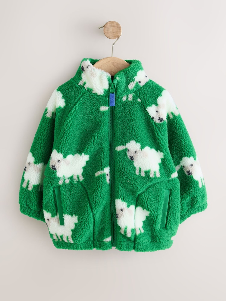 Vert mouton - All Over Print Fleece (3mths-7yrs) - Image 1 de 6 Vert mouton - All Over Print Fleece (3mths-7yrs) - Image 1 de 6