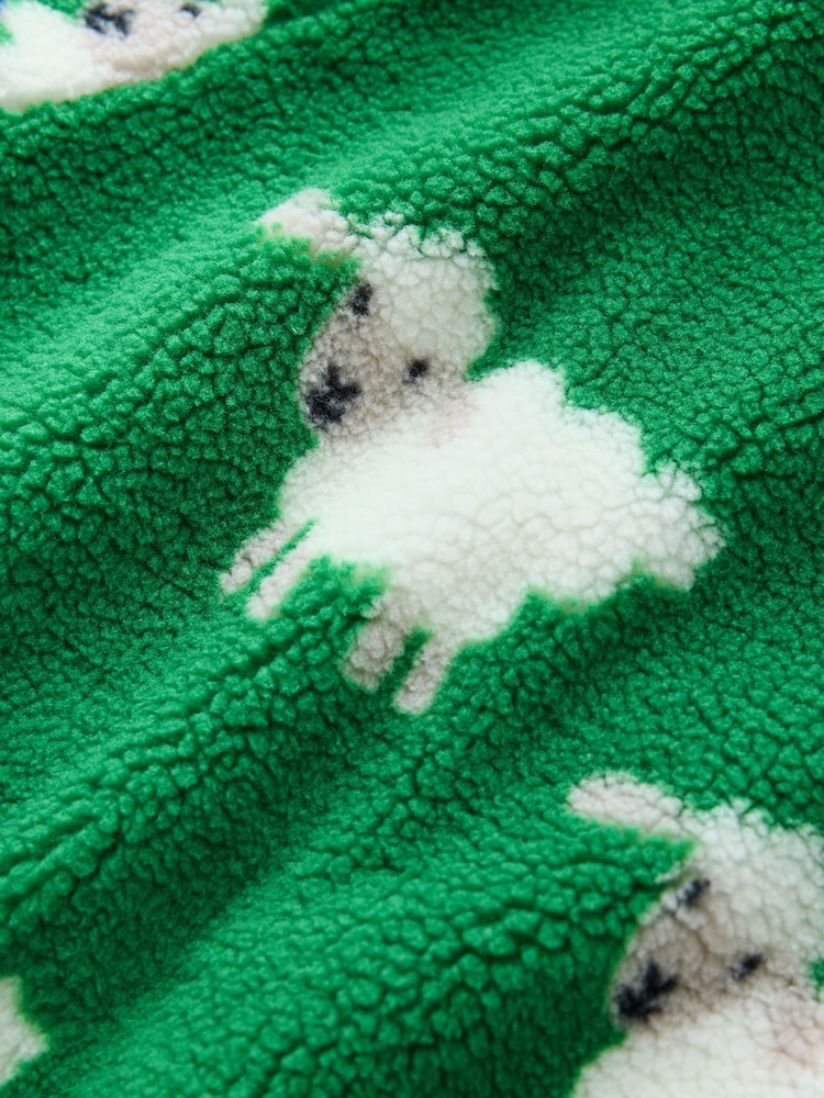 Green Sheep All Over Print Fleece (3mths-7yrs) - Image 10 of 10 Green Sheep All Over Print Fleece (3mths-7yrs) - Image 10 of 10