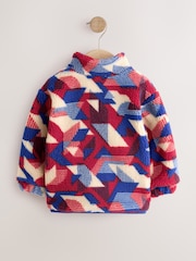 Red/Blue Aztech - All Over Print Fleece (3mths-7yrs) - Image 7 de 9
