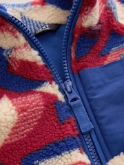 Red/Blue Aztech - All Over Print Fleece (3mths-7yrs) - Image 8 de 9