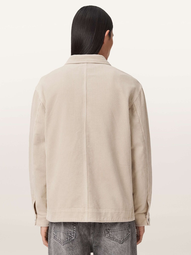 AllSaints White Castleford Jacket - Image 2 of 7