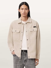 AllSaints White Castleford Jacket - Image 6 of 7