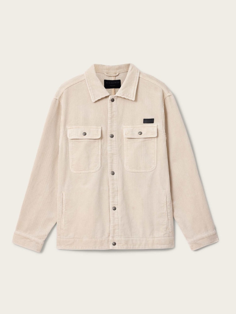 AllSaints White Castleford Jacket - Image 7 of 7