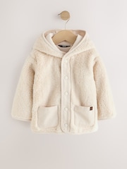 Cream Hooded Fleece (3mths-7yrs) - Image 1 of 5