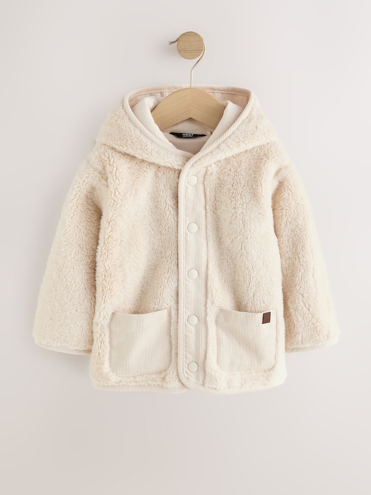 Cream Hooded Fleece (3mths-7yrs) - Image 1 of 5