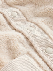 Cream Hooded Fleece (3mths-7yrs) - Image 4 of 5