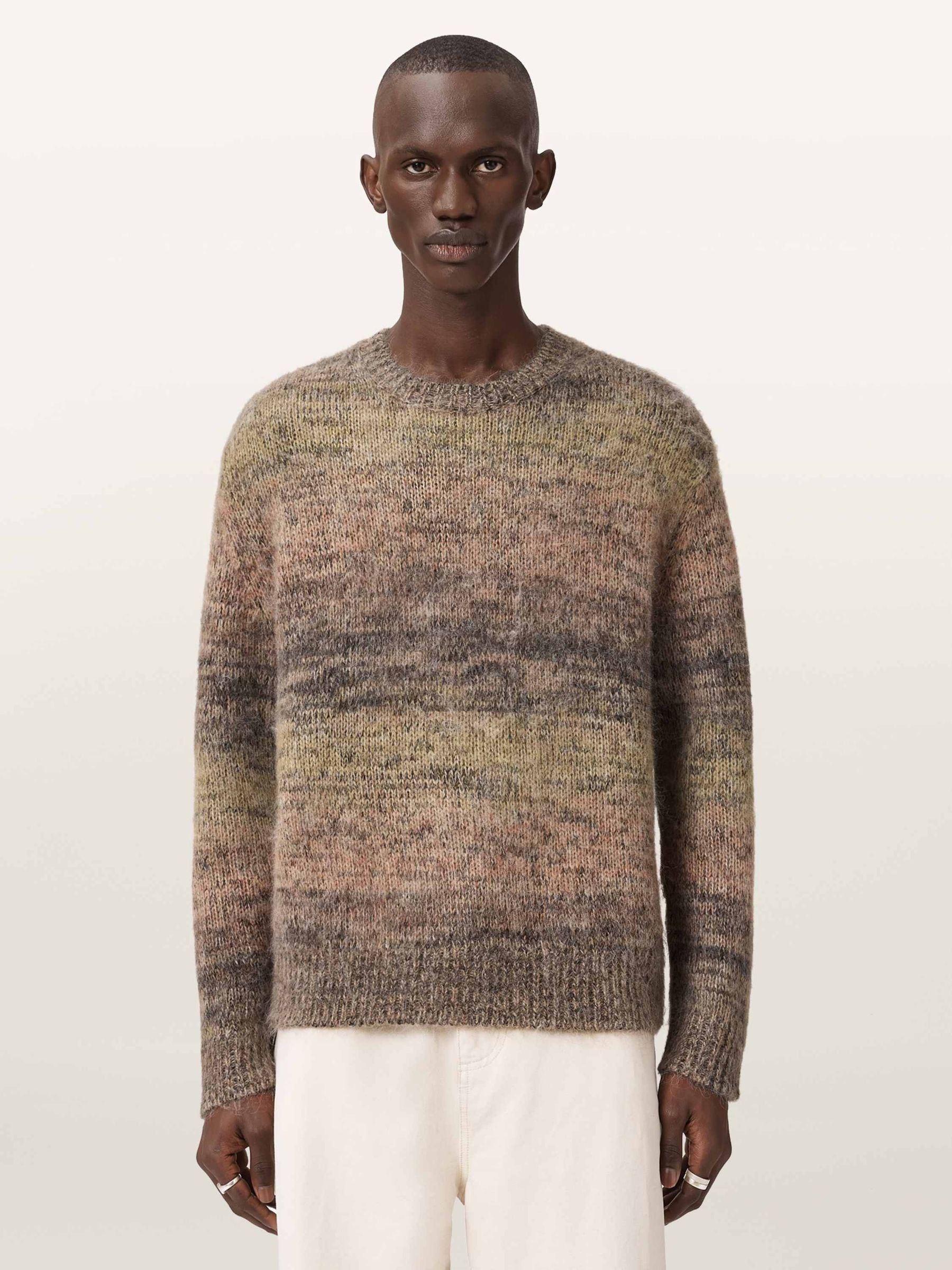 Buy AllSaints Brown Finch Crew Neck Jumper from Next South Africa