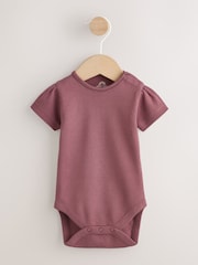 Burgundy/Ecru Spot Woven Baby Dungaree And Bodysuit 2 Piece Set (0mths-2yrs) - Image 3 of 8