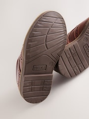 Tan Brown Wide Fit (G) Lace Up Brogue Shoes - Image 5 of 5