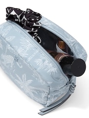 Victoria's Secret Blue Palm Print Make-Up Bag - Image 3 of 3