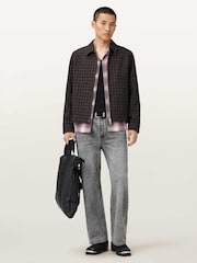 AllSaints Brown City Hall Jacket - Image 6 of 9