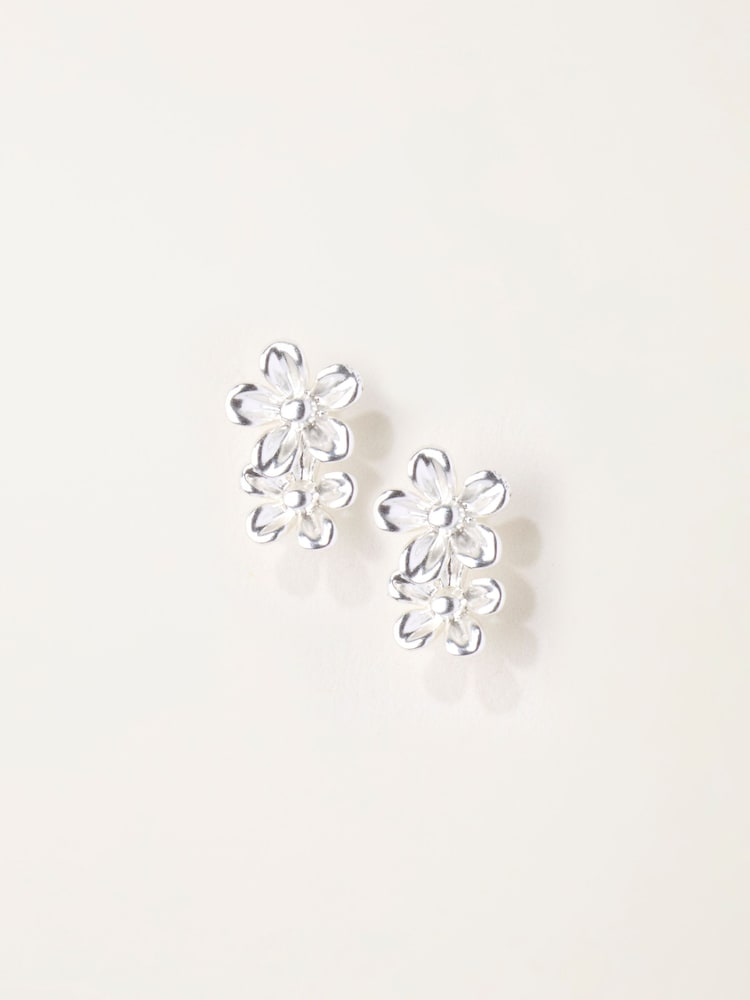 FatFace Double Flower Studs - Imagen 1 de 2