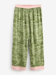 Laura Ashley Green Braysmith Toile Button Through Pyjamas - Image 3 of 7