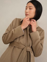 Hobbs Natural Livia Wool Coat - Image 3 of 4