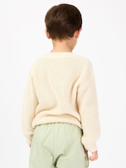 Kremowy - GEN Slouchy Crew Neck Jumper - Obraz 2 z 7