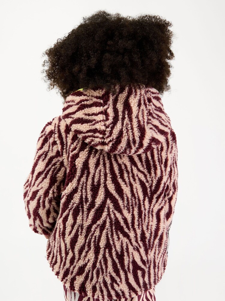 Różowy - GEN Borg Lined Quilted Jacket - Obraz 2 z 6