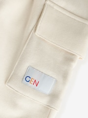 GEN Cream Cargo Pocket Joggers - Image 7 of 7